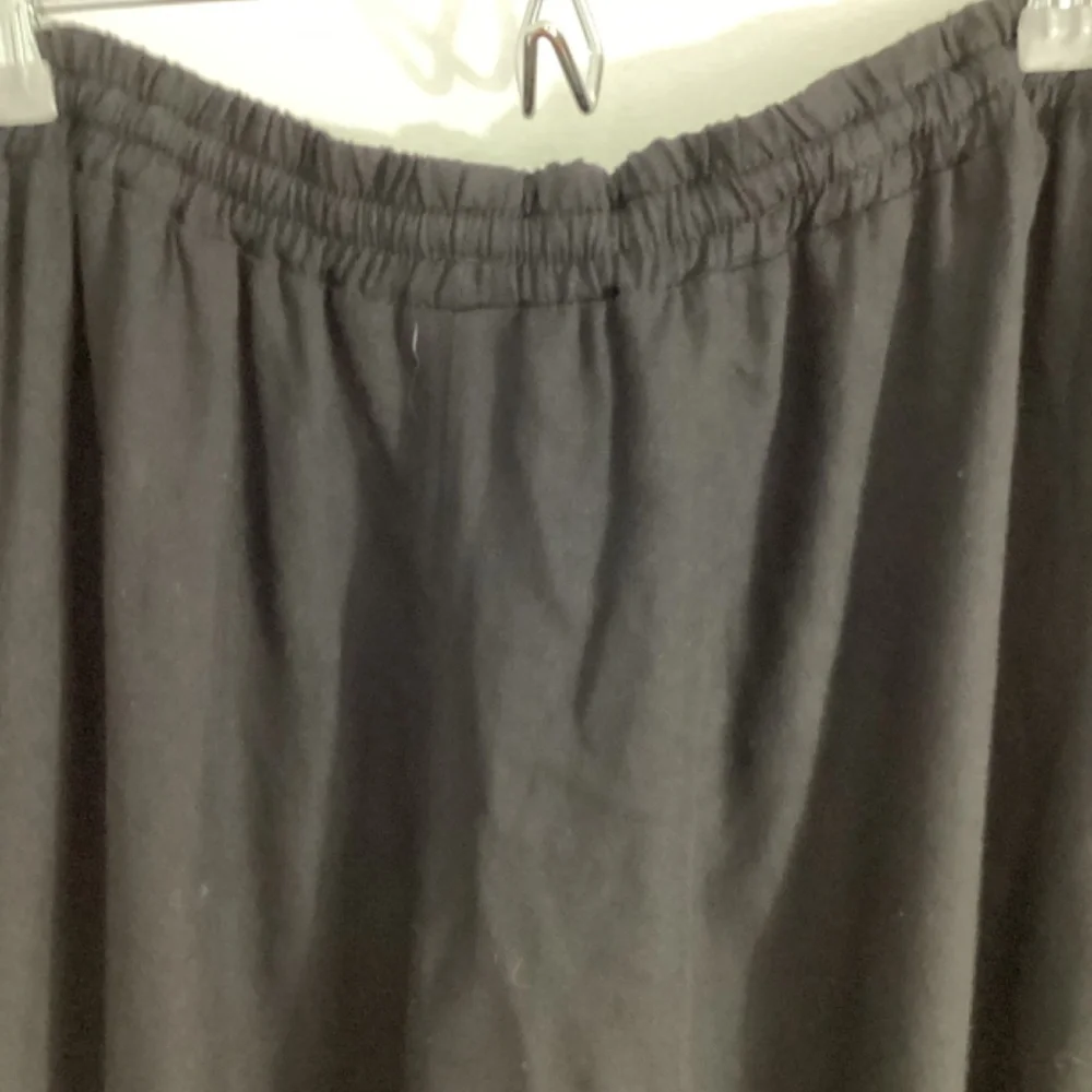NWT DR2 DANIEL RAIN PLUS 3X BLACK RAYON ANKLE PANTS ELASTIC WAIST RELAXED FIT - Picture 6 of 11